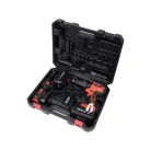 YATO Akkus ütvefúró-csavarozó 75 Nm szénkefe nélküli 18 V Li-Ion (2 x 3 Ah akku