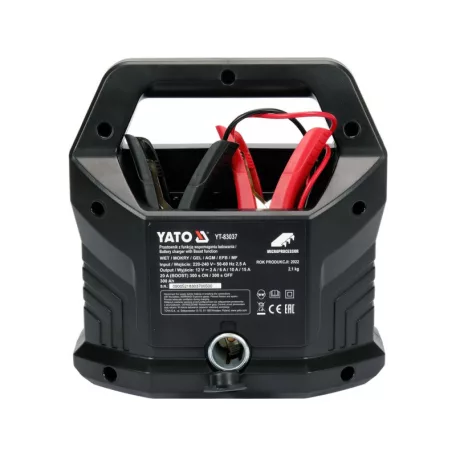YATO Akkumulátor töltő 12 V / 20 A / max. 300 Ah