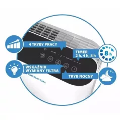 DESCON Légtisztító 55W, 30m2