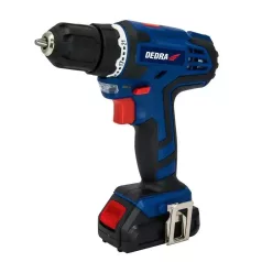   DEDRA Akkumulátoros fúró csavarozó 12V, 1,5Ah, 3-5h, 0-700rpm DED7875