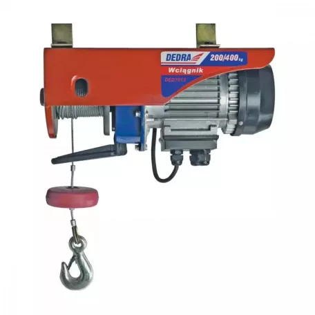 DEDRA Elektromos csörlő 1,0kW, 6m/500kg, 12m/250kg