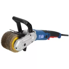   DEDRA Hálózati szatináló gép 1300W, drót- és nylon csiszoló kefe DED7933