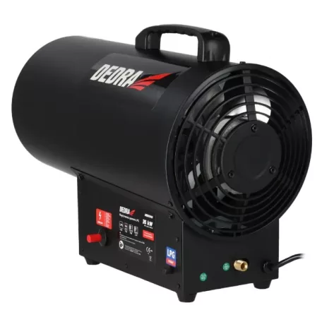 Gázüzemű hőlégfúvó 35 kW DEDRA DED9943, 750 m³/h, LPG G30, 2,41 kg/h