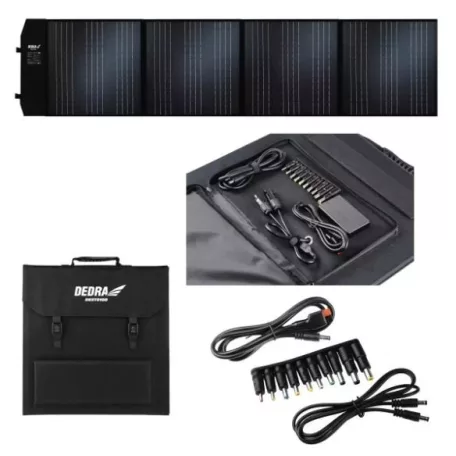 DEDRA Hordozható napelem panel 100W
