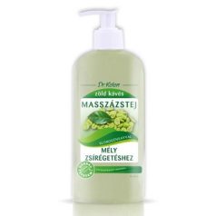   Dr.Kelen GYDK5 Zöld kávés masszázstej mélyzsírégetéshez - 500ml