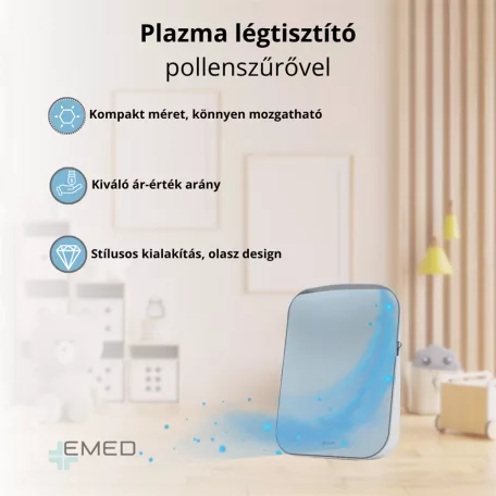 EMED Plazma légtisztító pollenszűrővel GYPA500