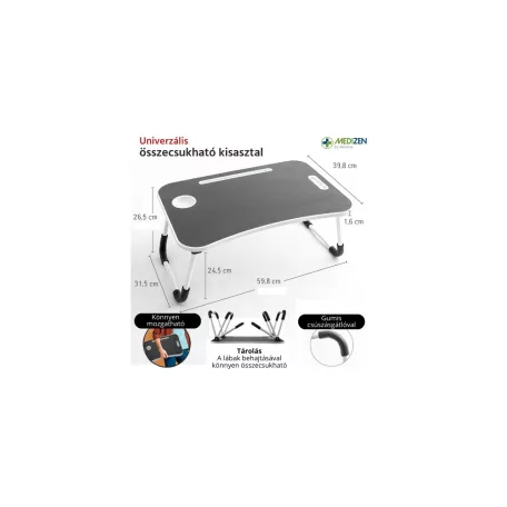 Univerzális összecsukható kisasztal
