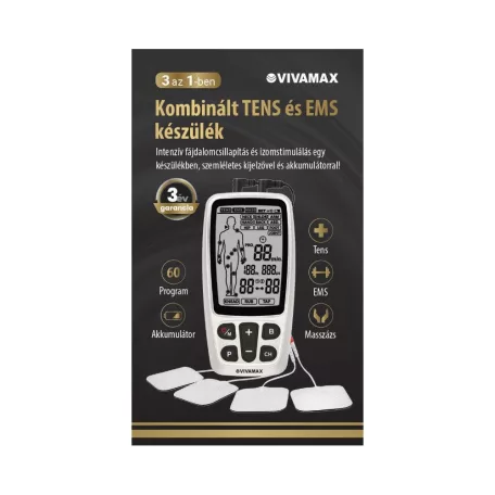 VIVAMAX Kombinált TENS és EMS készülék