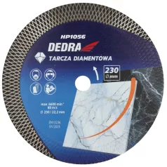 DEDRA Gyémánt vágókorong 230mm rombuszos H1056