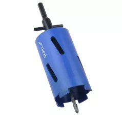 DEDRA Gyémánt koronafúró komplet 82mm, hossz 150mm H1223