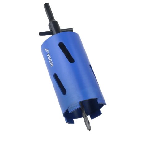 DEDRA Gyémánt koronafúró komplet 82mm, hossz 150mm H1223