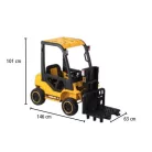 HECHT 52108YELLOW AKKUMULÁTOROS GYEREK TARGONCA