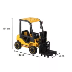 HECHT 52108YELLOW AKKUMULÁTOROS GYEREK TARGONCA