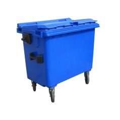 660 literes műanyag konténer - kék 0021-1