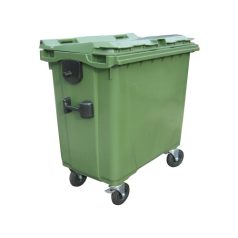 660 literes műanyag konténer - zöld 0021-2