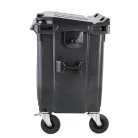 Europlast 660 literes műanyag konténer - fekete 0021-3