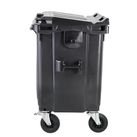 Europlast 660 literes műanyag konténer - fekete 0021-3