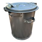 külső hulladéktároló, fém, kuka, 70 l, 1002