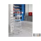 Fémfedelű zsákállvány (120 l)