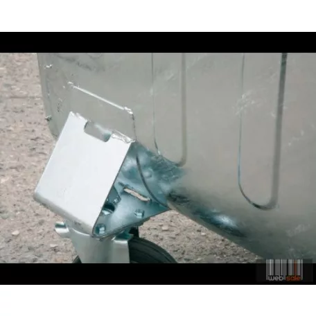 1100 l tüzihorganyzott konténer 1 mm falvastagsággal 1132E