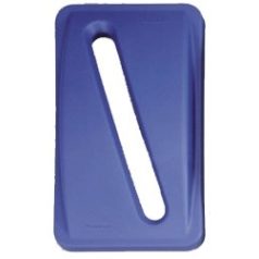 Hulladék gyűjtő fedele papírra - kék 3051
