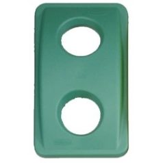 Hulladék gyűjtő fedele üvegre - zöld 3052