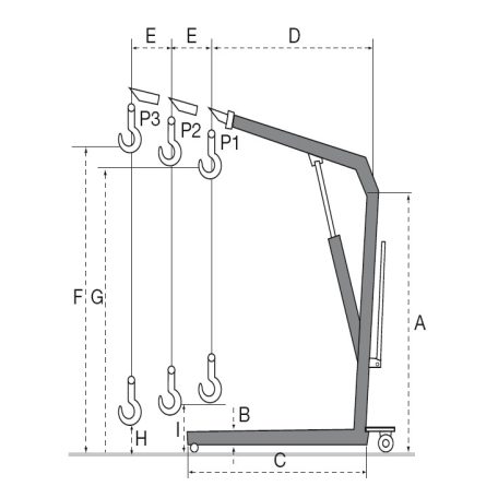 3267 Kézi hidraulikus emelő