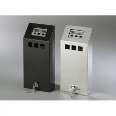 Fali hamutartó fekete 3668
