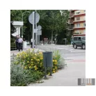 Kör alakú hulladéktároló 60 l szürke 3838