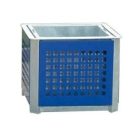 Virágtartó edény fém borítással - négyzetes 3949