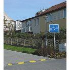 Lassító küszöb, fekvőrendőr részelem fekete, magassága: 60 mm