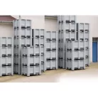 Műanyag láda fedél nélkül 1200x1000x580 mm 4448