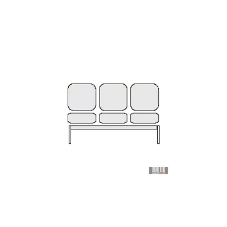 Pad 3 db kárpitozott székbol