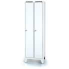 Öltözoszekrény - szürke / kék 4901