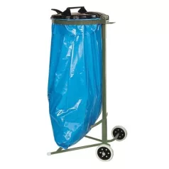 Műanyag fedelű mobil zsákállvány (120 l) 5236