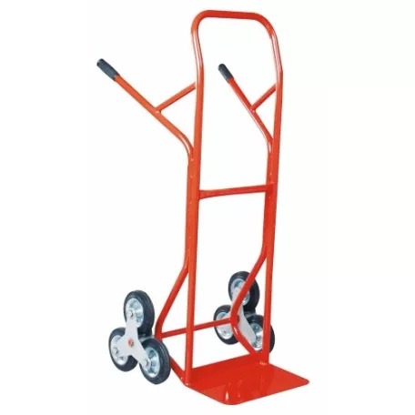 Lépcsozo áruszállító kocsi, molnárkocsi tömör kerékkel 200 kg (MAGASSÁG/SZÉLESSÉG: 1300/600 mm) 6250