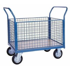   Raktári szállítókocsi, négy oldalú, rácsos (700x1100 mm) 6277