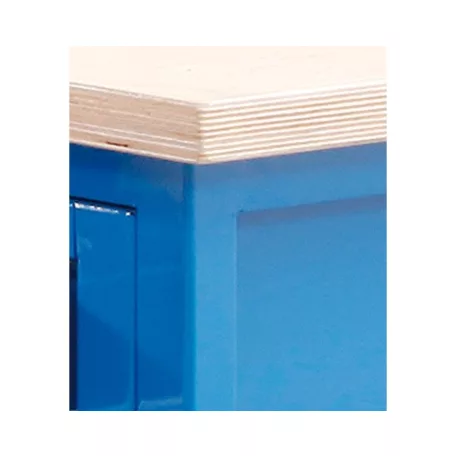 Munkaasztal acéllemezbol két fiókos szekrénnyel (2000x700 mm) 6292-3