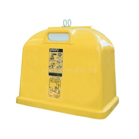 3,2 m3 üvegszövetbetétes műanyag konténer műanyag gyűjtésre 6782-4