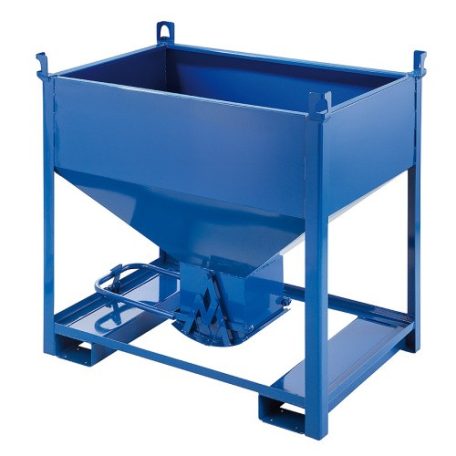 600 l alsó ürítésű konténer 7242