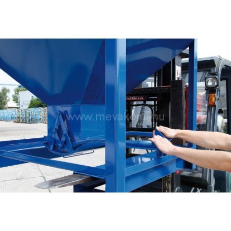 600 l alsó ürítésű konténer 7242