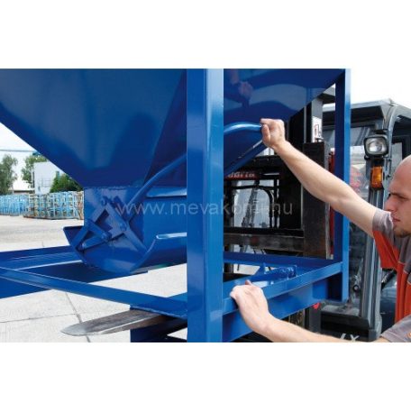 600 l alsó ürítésű konténer 7242