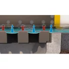 7599 Összecsukható membrános csatorna tömítés