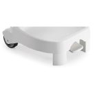 7621-7 Álló, műanyag zsákállvány - fehér fedéllel