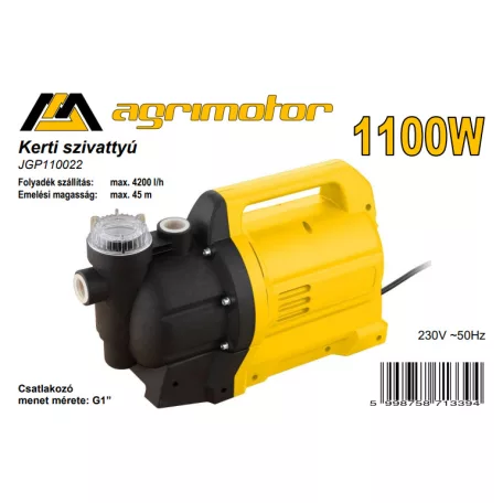 Agrimotor JGP110022 - JET kerti szivattyú