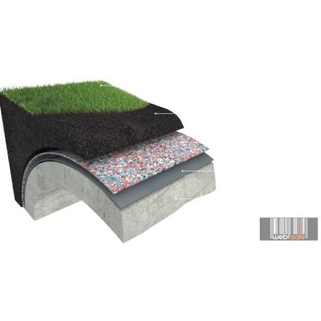 Gumilemez extra eros (Vastagság: 8 mm, egy egység mérete: 125X100 cm, szürke)