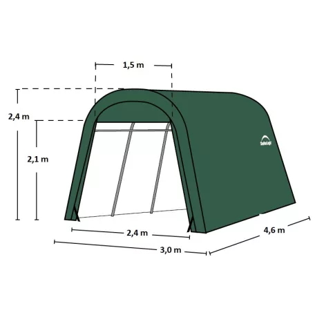 ponyva garázs 3,0x4,6 m - 62589EU LG1376