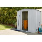 kerti ház GLOBEL 86 EZÜST SZÍNÜ + napfénytető LG2073