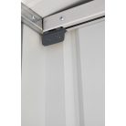 kerti ház GLOBEL 86 EZÜST SZÍNÜ + napfénytető LG2073