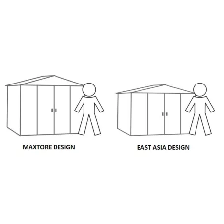 kerti ház MAXTORE WOOD 86 LG2301